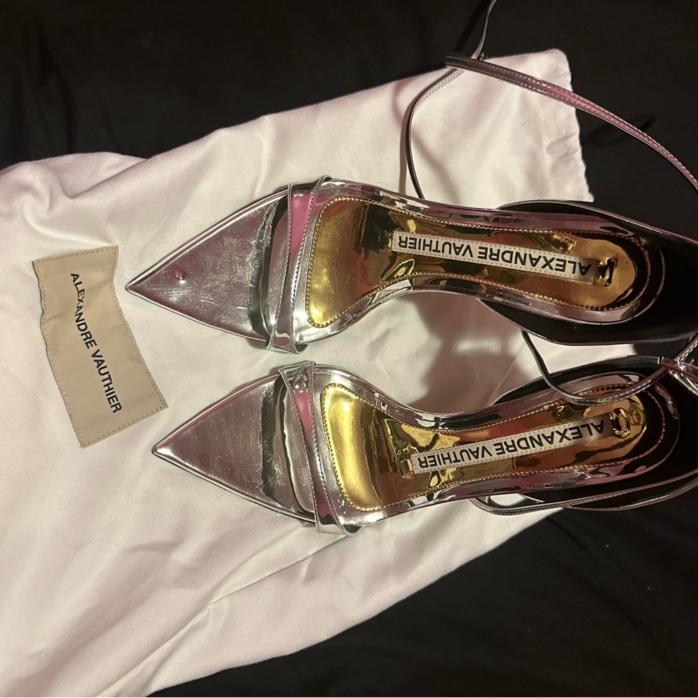 ALEXANDRE VAUTHIER High Heel Sandal Silver
